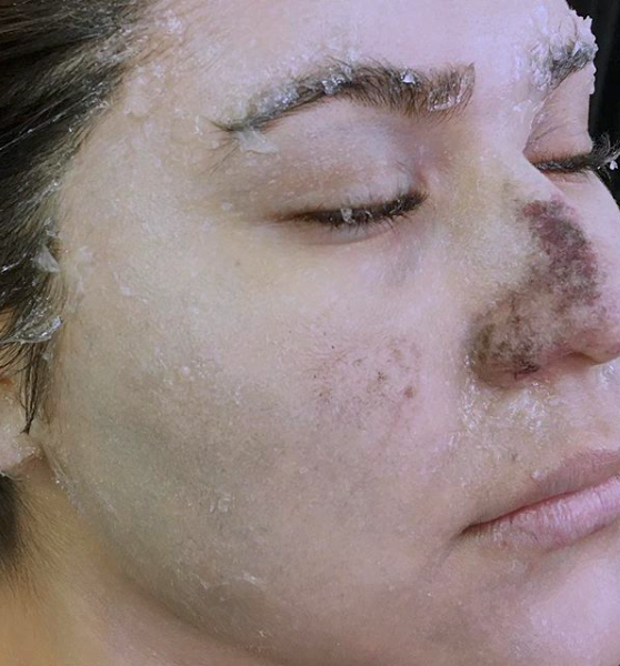 Makeup made with Kryolan and Ultra Ice product